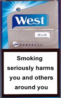 WEST DUO COMPACT+ cigarettes 10 cartonsThe price USD180 is for 10 cartons quantity 1cartons=10box,200cigarettes  so 10 cartons =100 boxes,2000 cigs