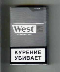 West Carbon Filter Silver Cigarettes 10 cartons